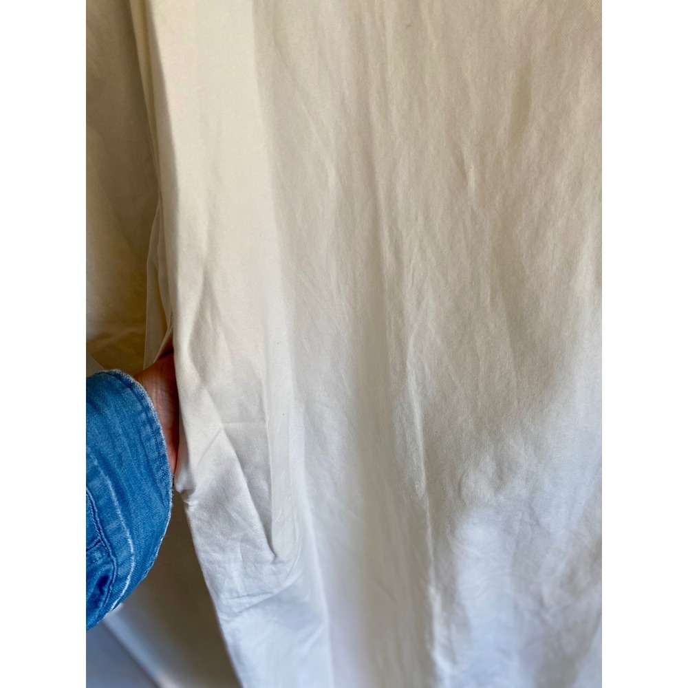 NEW Southern Tide Women's Kiara Maxi Dress Long Sleeve Belted Sand Sand White L - Picture 6 of 16